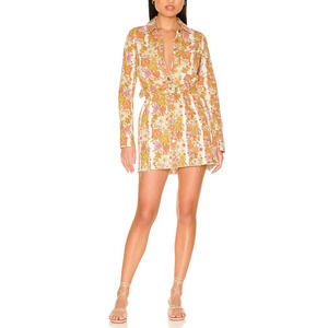 Show Me Your Mumu 'Durango' Yellow Cotton Dress Size S